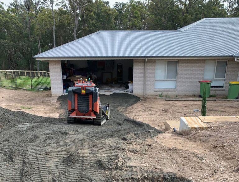 DJK Landscaping earthmoving machinery