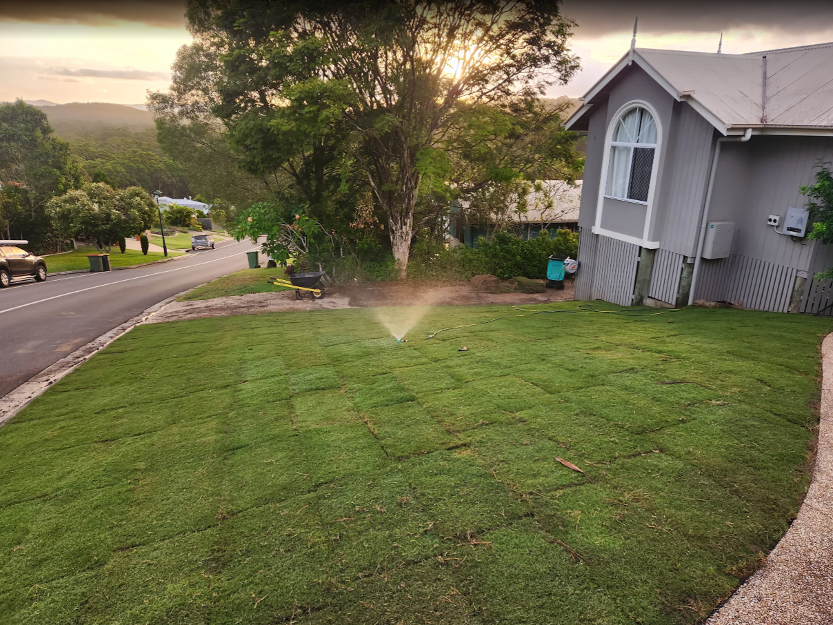 Turf preparation and laying